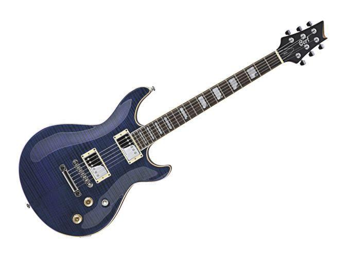 ギター cort m600t Guitarra Cort M600t Bbb Bright Blue Burst - Guitarra - Magazine Luiza